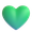 green heart emoji